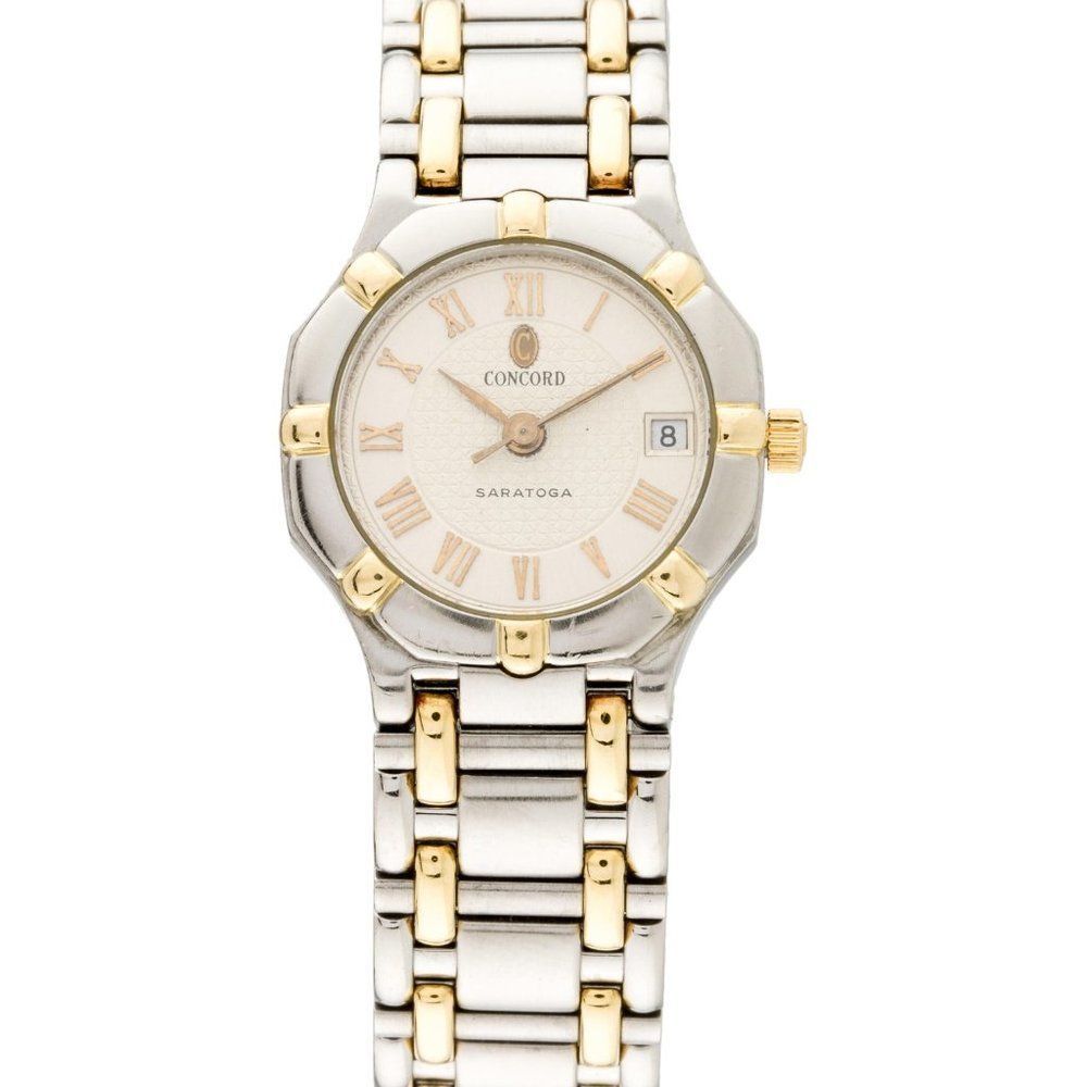 Concord 18K Gold Saratoga Watch!